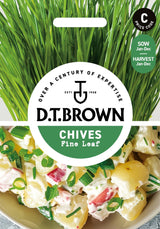 D.T. Brown 'Fine Leaf' Chives Seeds