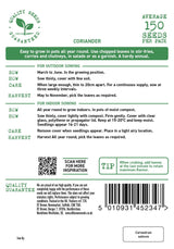 D.T. Brown Cilantro 'Coriander' Seeds