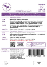 D.T. Brown 'Courgette' Gold Rush F1 Seeds