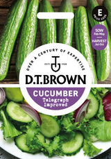 D.T. Brown 'Telegraph Improved' Cucumber Seeds