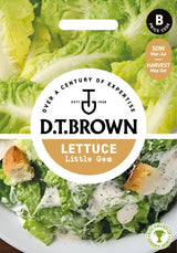 D.T. Brown 'Little Gem' Lettuce Seeds