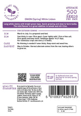 D.T. Brown 'White Lisbon' Spring Onion Seeds