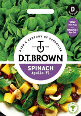 D.T. Brown 'Apollo' Spinach F1 Seeds