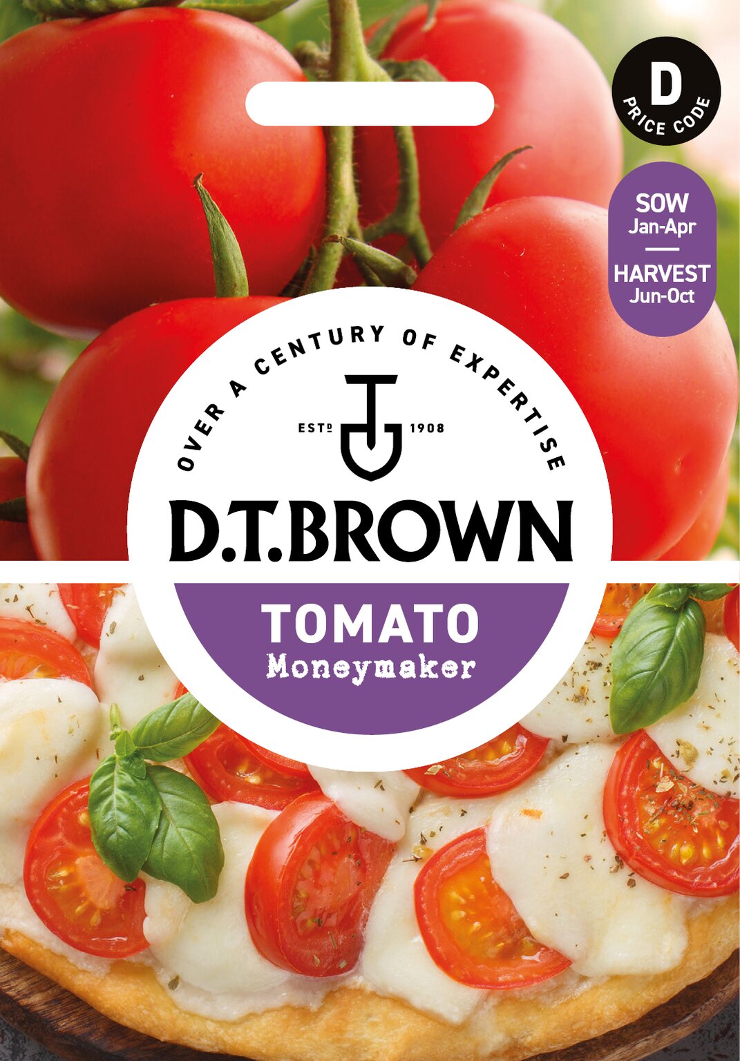 D.T. Brown 'Moneymaker' Tomato Seeds