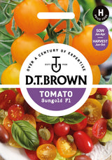 D.T. Brown 'Sungold' Tomato f1 Seeds