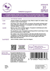 D.T. Brown 'Sungold' Tomato f1 Seeds