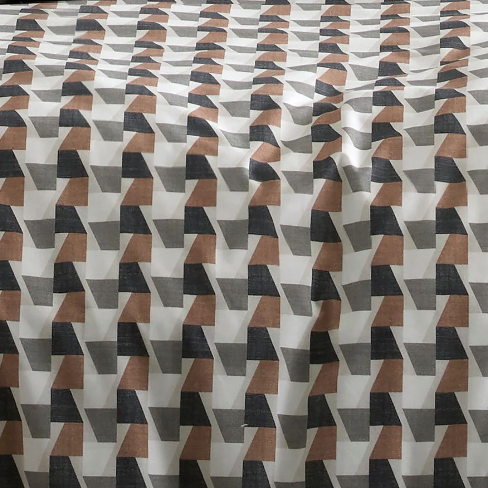 Ulster Weavers Jett Duvet Cover Set in Brown - Double