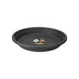 Elho 25cm Universal Round Plant Pot Saucer - Anthracite