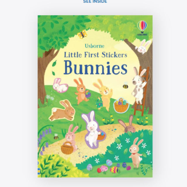 Usborne Little First Stickers - Bunnies - Old Railway Line Garden Centre