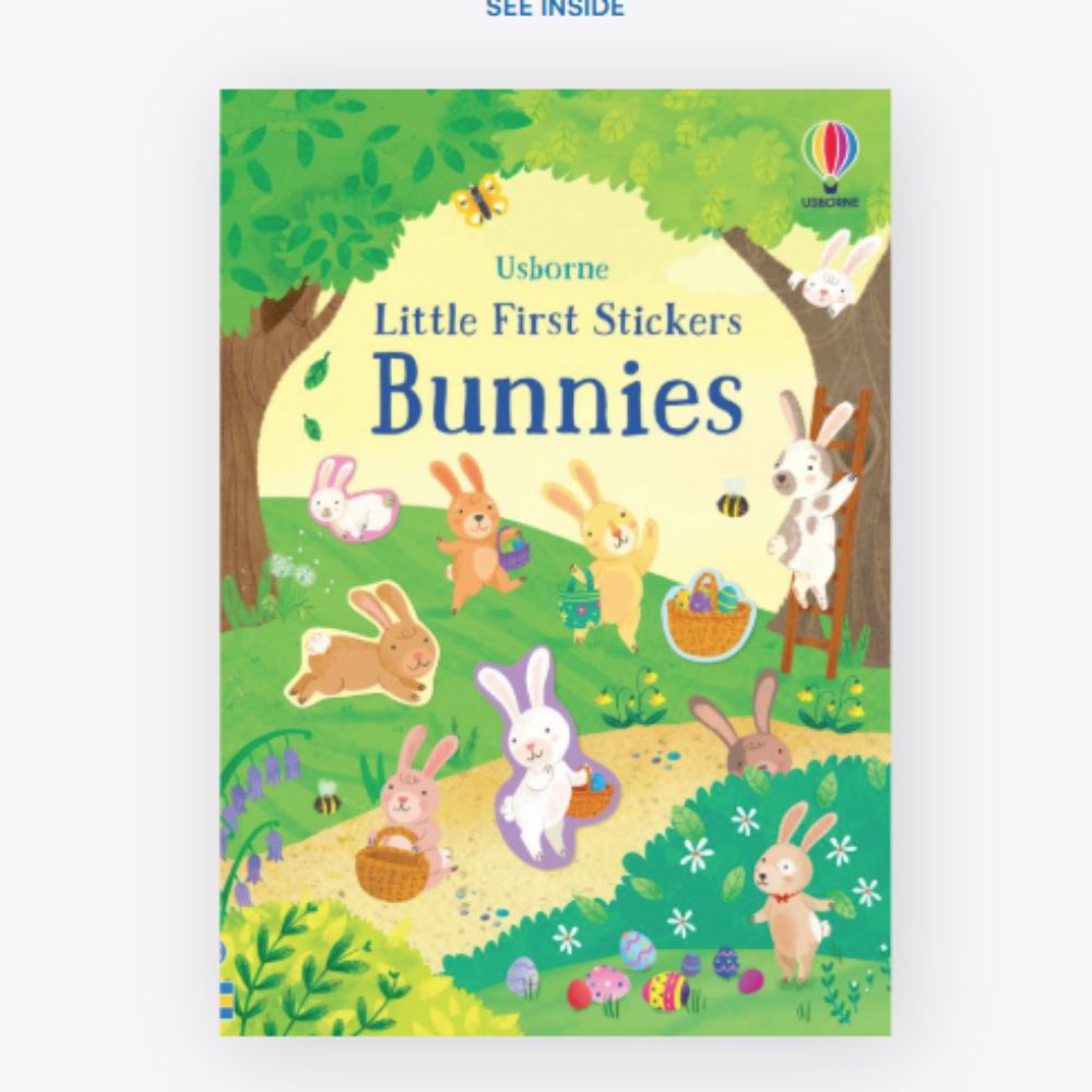 Usborne Little First Stickers - Bunnies