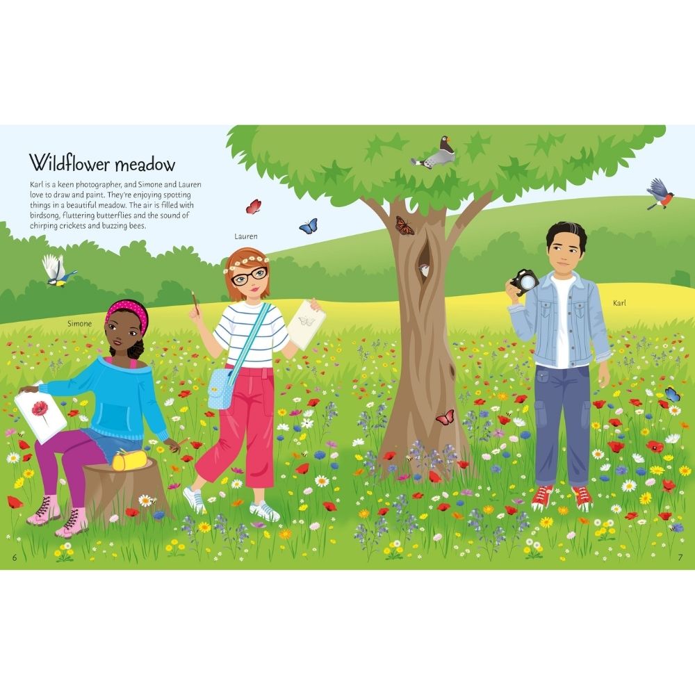 Usborne Sticker Dolly Dressing Countryside Activity Book by Fiona Watt