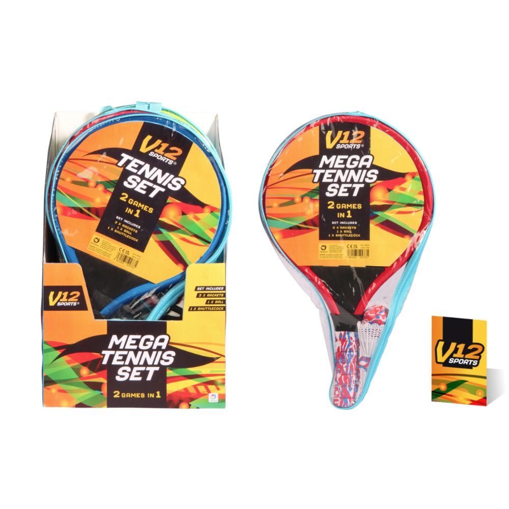 V12 20cm Deluxe Mega Tennis Set