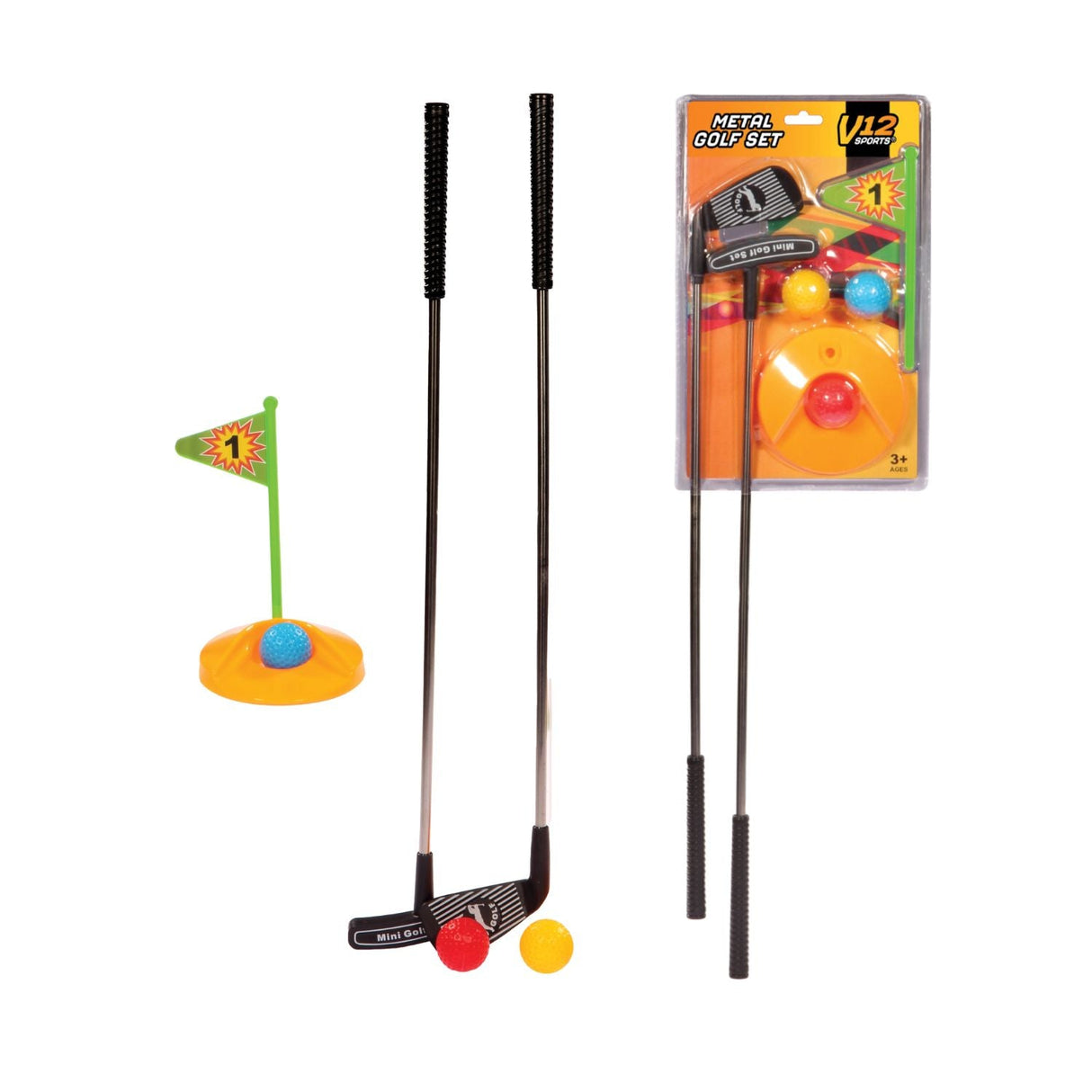V12 Sports Deluxe Metal Golf Set - Old Railway Line Garden Centre
