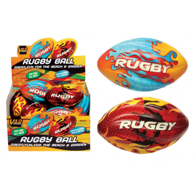 V12 Sports Soft Foam Mini Rugby Balls - Old Railway Line Garden Centre