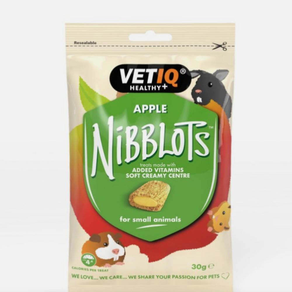 VETIQ 30g Small Animal Nibblots - Apple