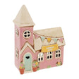 Village Pottery 14cm Garden Fete Church Tealight - Old Railway Line Garden Centre