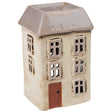 Village Pottery 14cm Square House Wax Warmer - Cream - Old Railway Line Garden Centre