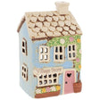 Village Pottery 15.5cm Village Stores Tealight Holder - Old Railway Line Garden Centre