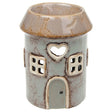 Village Pottery 15cm Slate Round Tea Light Holder - Old Railway Line Garden Centre