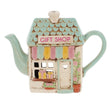 Village Pottery 20cm Gift Shop Teapot Tealight House - Old Railway Line Garden Centre