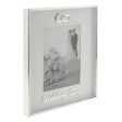 Village Pottery 4x6 Modern Mirror Wedding Photo Frame - Silver - Old Railway Line Garden Centre
