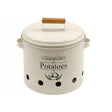Vintage Home Style 22cm Metal Potato Storage Container - Old Railway Line Garden Centre