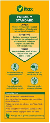 Vitax 2.5kg Q4 General All Purpose Fertiliser - Old Railway Line Garden Centre