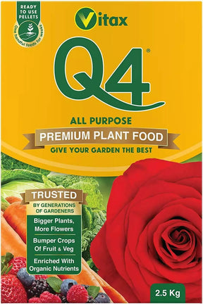 Vitax 2.5kg Q4 General All Purpose Fertiliser - Old Railway Line Garden Centre