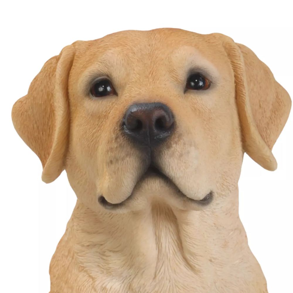 Vivid Arts 19cm Real Life Golden Labrador Garden Ornament - Old Railway Line Garden Centre