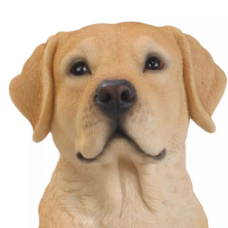Vivid Arts 19cm Real Life Golden Labrador Garden Ornament - Old Railway Line Garden Centre