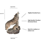 Vivid Arts 40cm Howling Wolves Ornament