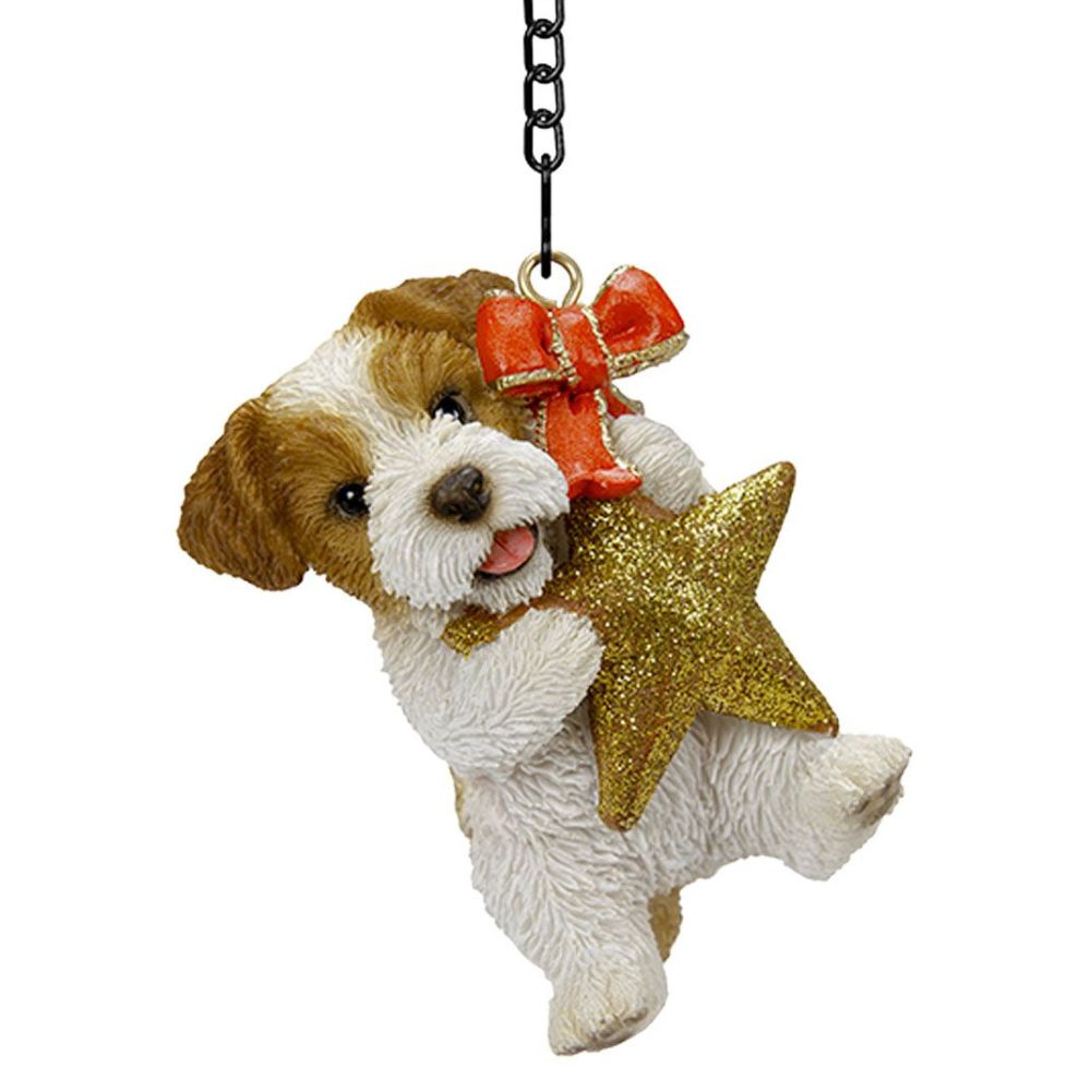Vivid Arts 8cm Hanging Jack Russell with Star Pet Pal