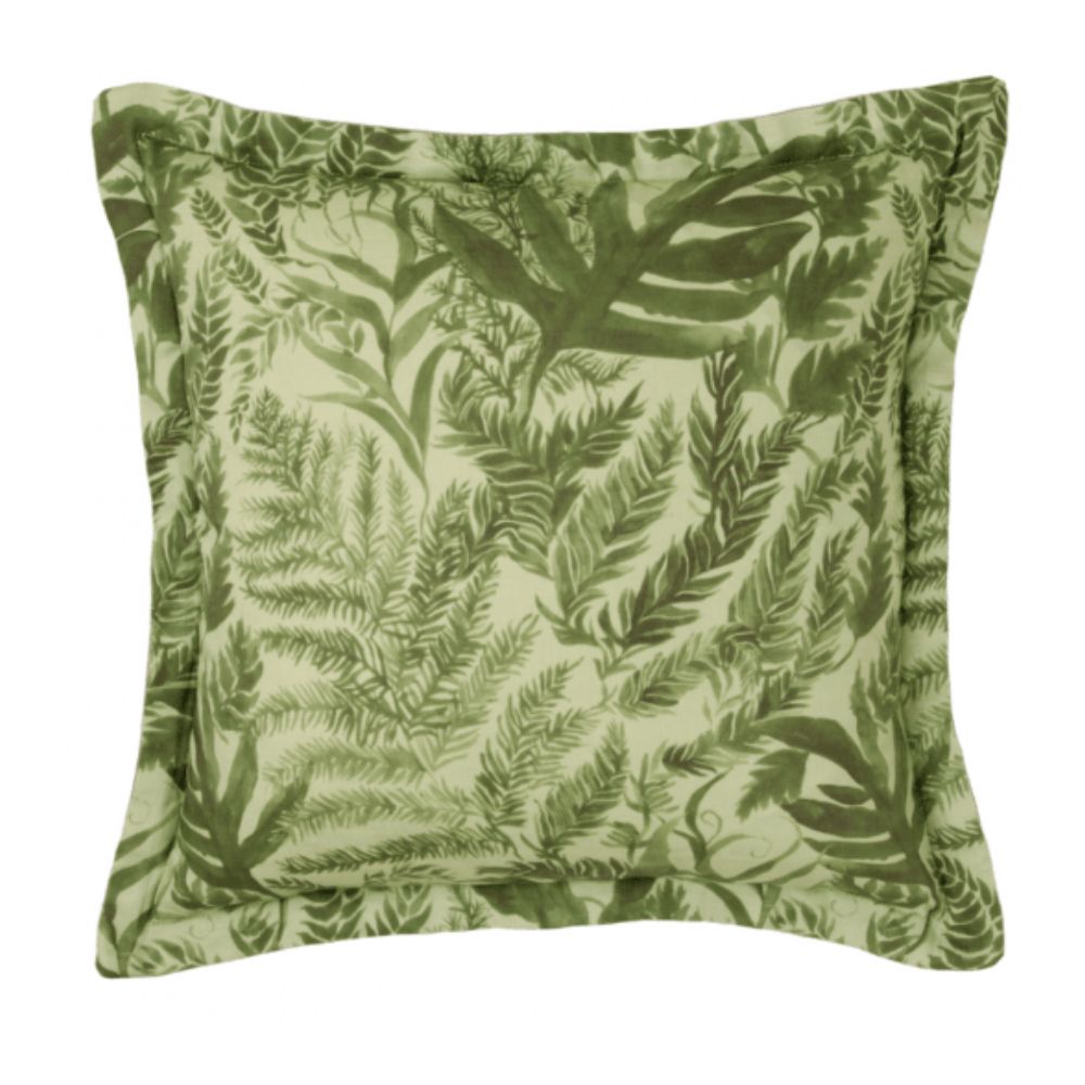 Voyage Maison 55cm Bracken wool Printed Cushion - Sage