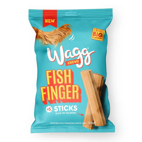 Wagg 130g Fish Finger Sticks Dog Treats - Old Railway Line Garden Centre