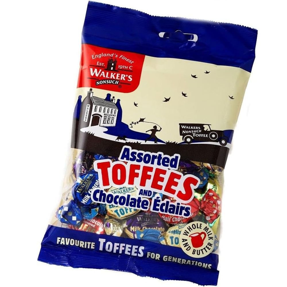 Walker's 150g Nonsuch Assorted Toffees & Chocolate Éclairs - Old Railway Line Garden Centre