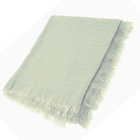 Walton & Co 127cm x 152cm Soft Weave Throw - Sage - Old Railway Line Garden Centre