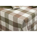 Walton & Co 180cm Vermont Tablecloth Olive & Mocha