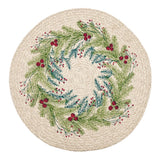 Walton & Co Circular Printed Placemat Wreath