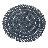 Walton & Co Crochet Paper Placemat - Ink Blue - Old Railway Line Garden Centre