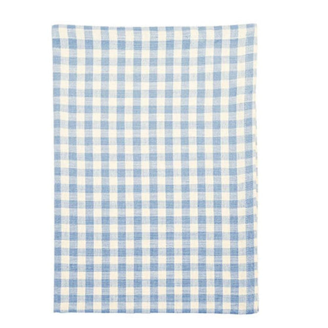 Walton & Co Gingham Tea Towel (Set of 2) - Blue - Old Railway Line Garden Centre