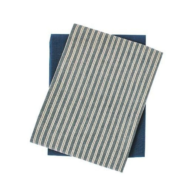 Walton & Co Hampton Stripe tea Towel (Set Of 2) - Old Railway Line Garden Centre