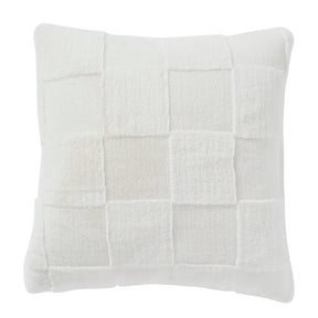 Walton & Co Margot Sheared Square Cushion Cream - Old Railway Line Garden Centre
