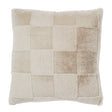 Walton & Co Margot Sheared Square Cushion Oatmeal - Old Railway Line Garden Centre