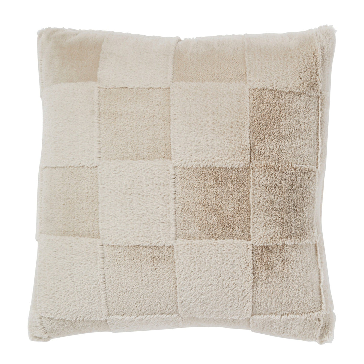 Walton & Co Margot Sheared Square Cushion Oatmeal - Old Railway Line Garden Centre