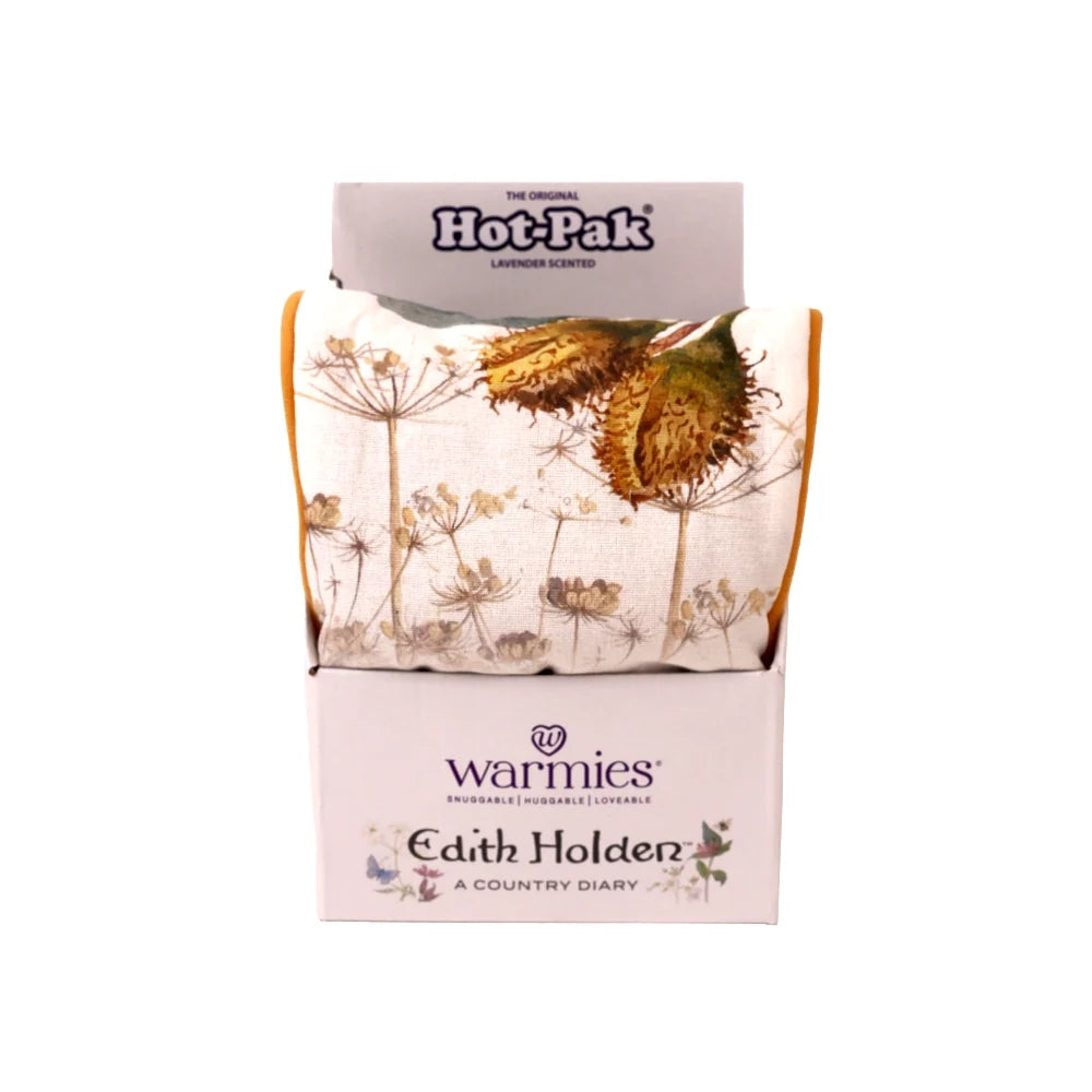 Warmies Edith Holden Winter Hot-Pak - Autumn Ochre