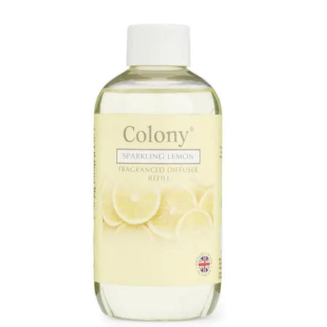 Wax Lyrical 200ml Sparkling Lemon Reed Diffuser Refill - Old Railway Line Garden Centre