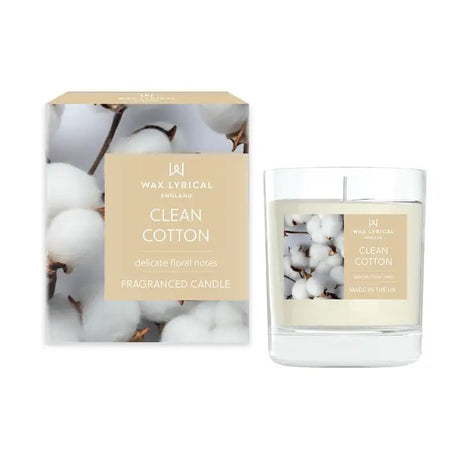 Wax Lyrical 30cl Clean Cotton Candle - Old Railway Line Garden Centre