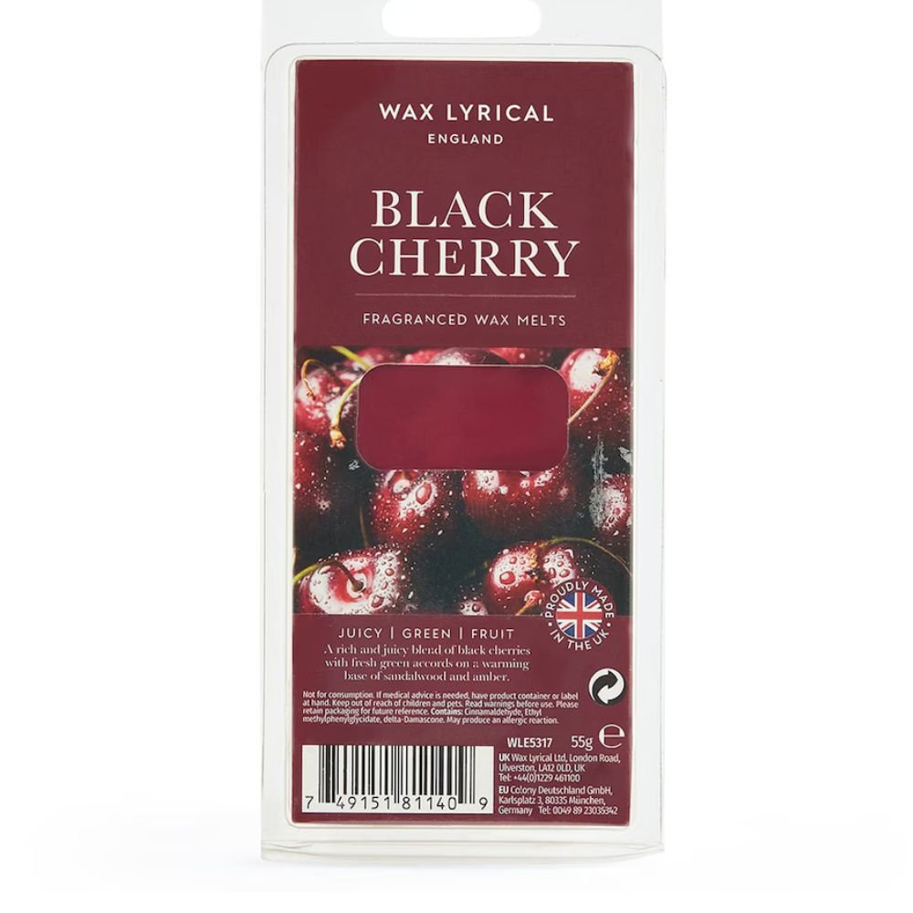 Wax Lyrical 55g Black Cherry Wax Melt - Old Railway Line Garden Centre