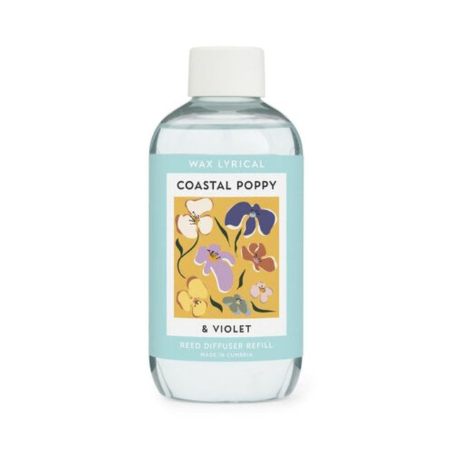 Wax Lyrical Coastal Poppy & Freesia Reed Diffuser Refill - Old Railway Line Garden Centre