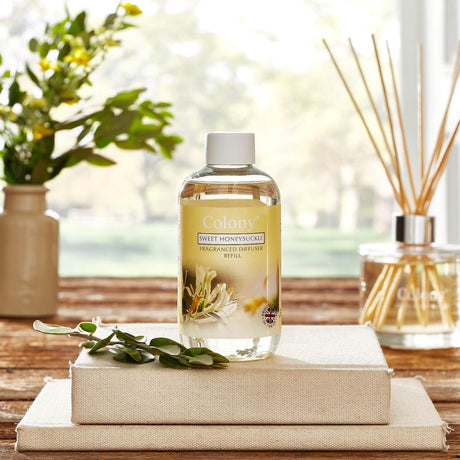 Wax Lyrical Colony 200ml Sweet Honeysuckle Diffuser Refill - Old Railway Line Garden Centre